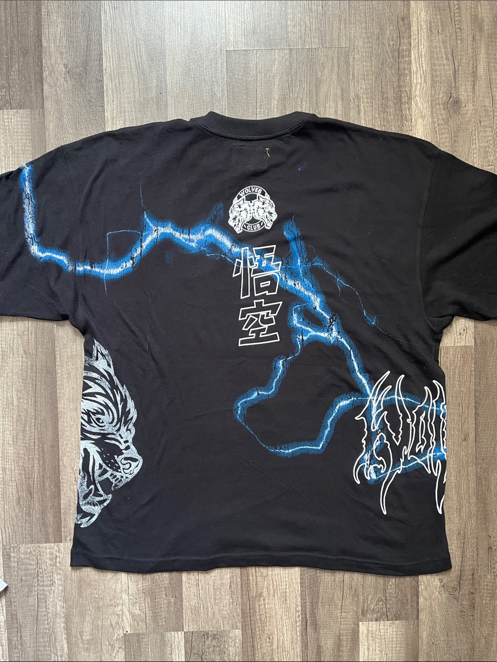 DARC SPOT Black Dragon Ball Z Graphic Tee with Super Saiyan Print NWOT - Picture 3 of 3